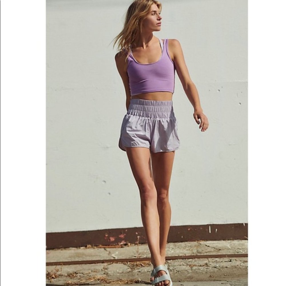 Free People FP Movement Lavender Athletic Shorts - Picture 7 of 11